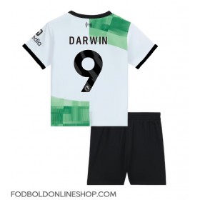 Liverpool Darwin Nunez #9 Udebane Trøje Børn 2023-24 Kortærmet (+ Korte bukser)